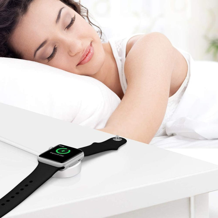 1m Type-C Universal Portable Magnetic Wireless Charger for Apple Watch Ultra & Ultra 2 & Series 9 & 8 & 7 & 6 & 5 & 4 & 3 & 2(White) by bashfashion