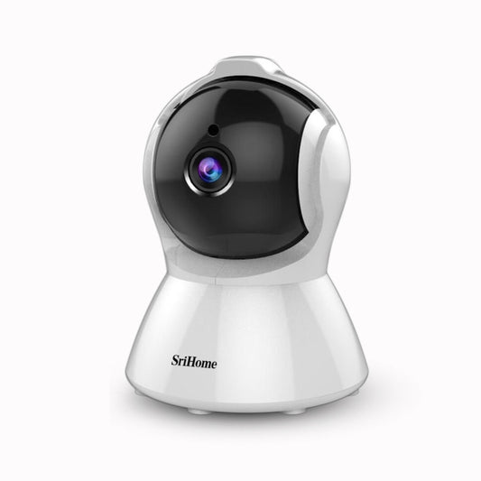 SriHome SH025 2.0 Million Pixels 1080P HD AI Auto-tracking IP Camera, Support Two Way Audio / Motion Tracking / Humanoid Detection / Night Vision / TF Card, US Plug by SriHome