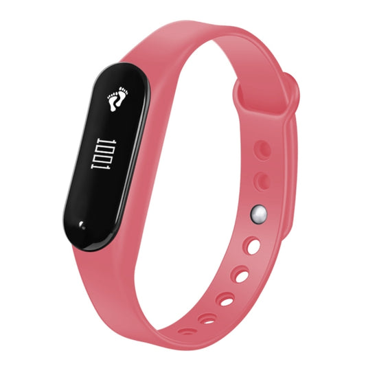 CHIGU C6 0.69 inch OLED Display Bluetooth Smart Bracelet, Support Heart Rate Monitor / Pedometer / Calls Remind / Sleep Monitor / Sedentary Reminder / Alarm / Anti-lost, Compatible with Android and iOS Phones (Pink) by bashfashion