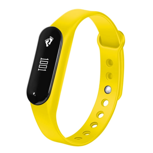 CHIGU C6 0.69 inch OLED Display Bluetooth Smart Bracelet, Support Heart Rate Monitor / Pedometer / Calls Remind / Sleep Monitor / Sedentary Reminder / Alarm / Anti-lost, Compatible with Android and iOS Phones (Yellow) by bashfashion