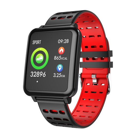 T2 1.3 inches TFT IPS Color Screen Smart Bracelet IP67 Waterproof, Support Call Reminder /Heart Rate Monitoring /Sleep Monitoring /Sedentary Reminder /Blood Pressure Monitoring /Blood Oxygen Monitoring (Red) by bashfashion