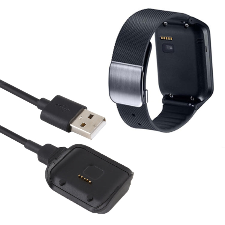 1m Portable Smart Watch Cradle Charger USB Charging Cable for Samsung Gear Live R382 by bashfashion