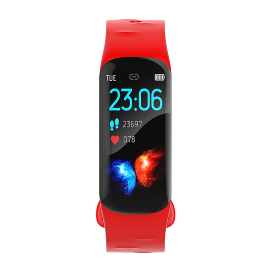 H29 1.14 inches IPS Color Screen Smart Bracelet IP67 Waterproof, Support Step Counting / Call Reminder / Heart Rate Monitoring / Sleep Monitoring (Red) by bashfashion