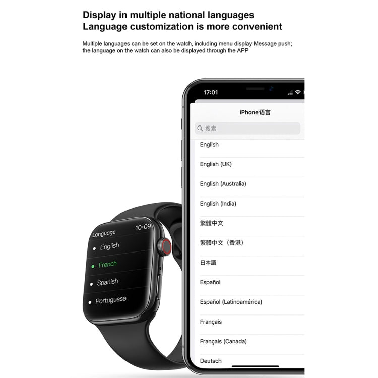 T900 PRO MAX L BIG 1.92 inch Large Screen Waterproof Smart Watch, Support Heart Rate / Blood Pressure / Oxygen / Multiple Sports Modes (Dark Blue) by bashfashion