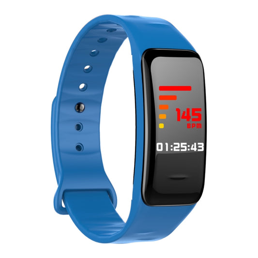 CHIGU C1Plus Fitness Tracker 0.96 inch IPS Screen Smartband Bracelet, IP67 Waterproof, Support Sports Mode / Blood Pressure / Sleep Monitor / Heart Rate Monitor / Fatigue Monitor / Sedentary Reminder (Blue) by bashfashion