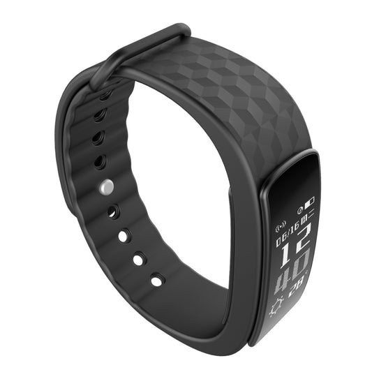 IWOWN i3 HR 0.96 inch OLED Display Bluetooth 4.0 Smart Bracelet, Support Call / Message Display,Time Display, Heart Rate Monitor, Sleep Management, Pedometer, Sedentary Reminder, Compatible with Android and iOS Phones (Black) by bashfashion