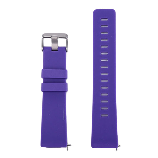 For Fitbit Versa / Versa 2 Simple Fashion Silicone Watch Band(Purple) by bashfashion