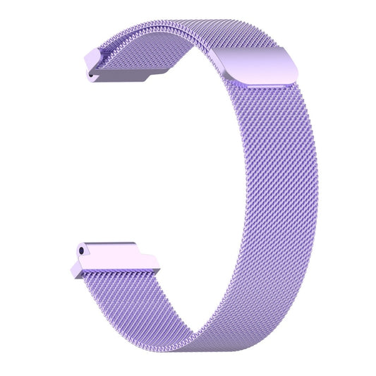 Milanese Watch Band for Garmin Forerunner 235 26cm(Light Purple) by bashfashion