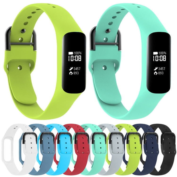 Smart Watch Pure Color Silicone Watch Band for Galaxy Fit-e(Baby Blue) by bashfashion