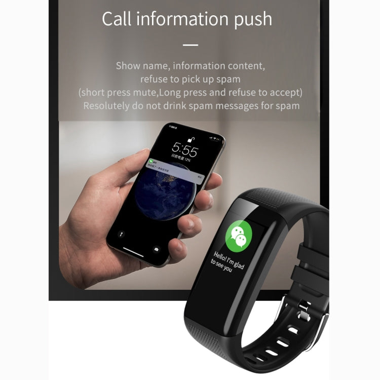 C20 1.14 inch IPS Touch Screen IPX67 Waterproof Smartwatch, Support Call Reminder/ Heart Rate Monitoring /Blood Pressure Monitoring/ Sleep Monitoring(Red) by bashfashion