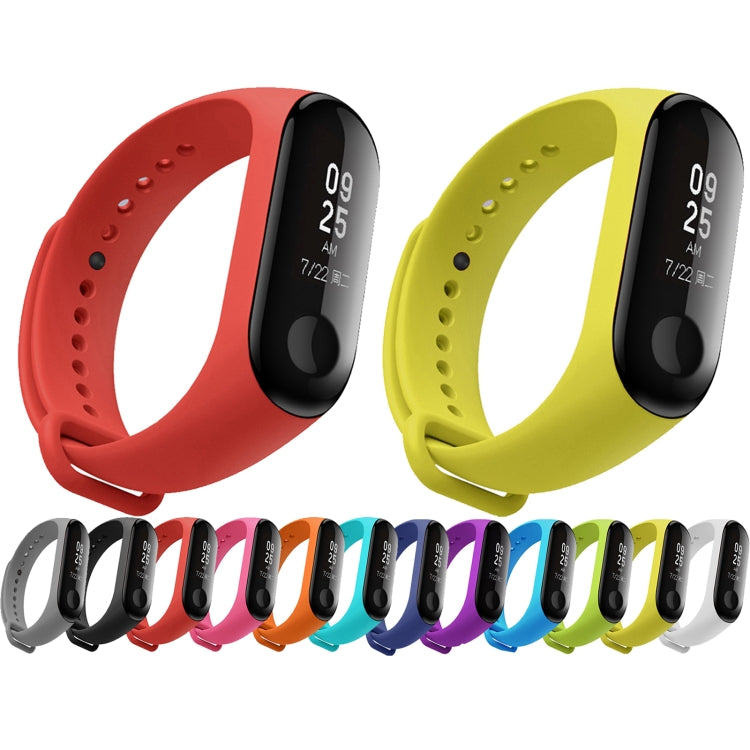 Silicone Watch Band for Xiaomi Mi Band 3(Orange) by bashfashion