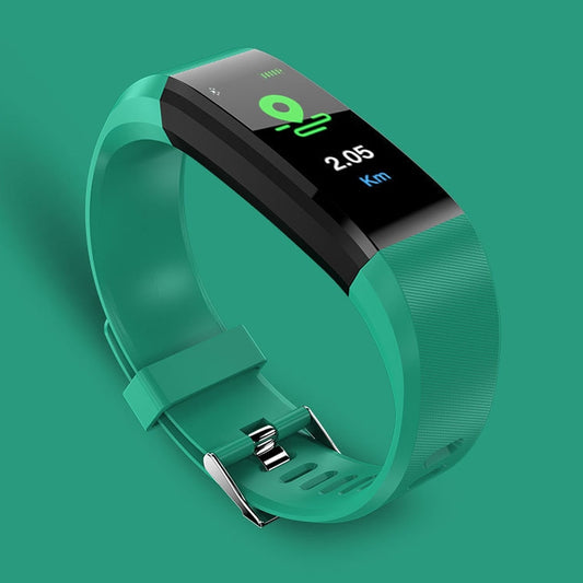 115Plus 0.96 inches OLED Color Screen Smart Bracelet,Support Call Reminder /Heart Rate Monitoring /Blood Pressure Monitoring /Sleep Monitoring /Sedentary Remind(Green) by bashfashion