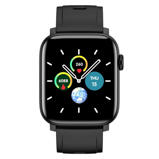 SE02 Bluetooth Smart Sports Watch, Support Heart Rate / Blood Pressure / Blood Oxygen Monitoring & Sleep Monitoring & Sedentary Reminder (Black) by bashfashion