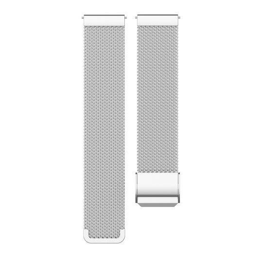 18mm Metal Mesh Wrist Strap Watch Band for Fossil Female Sport / Charter HR / Gen 4 Q Venture HR(Silver) by bashfashion