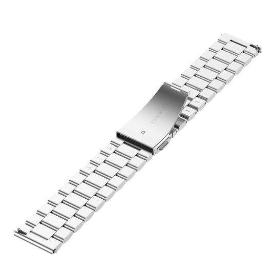22mm Steel Wrist Strap Watch Band for Fossil Gen 5 Carlyle, Gen 5 Julianna, Gen 5 Garrett, Gen 5 Carlyle HR(Silver) by bashfashion