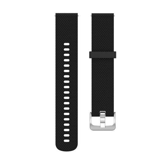 22mm Texture Silicone Wrist Strap Watch Band for Fossil Hybrid Smartwatch HR, Male Gen 4 Explorist HR, Male Sport (Black) by bashfashion