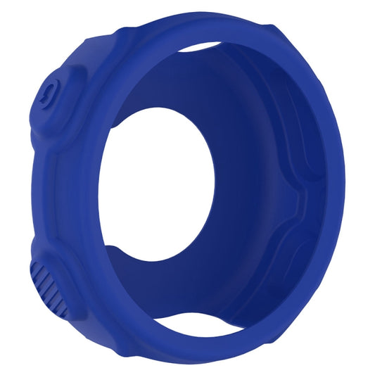 Solid Color Silicone Watch Protective Case for Garmin F235 / F750(Blue) by ENKAY