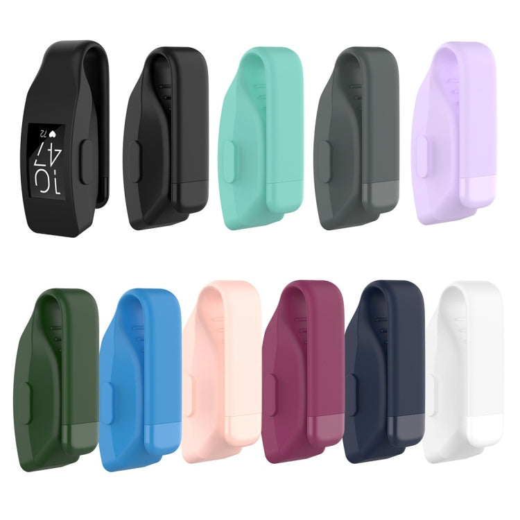 Smart Watch Silicone Clip Button Protective Case for Fitbit Inspire / Inspire HR / Ace 2(Black) by bashfashion