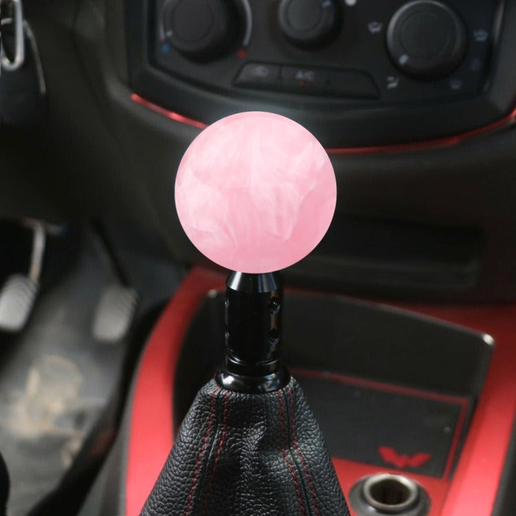 Car Modified Marble Star Gear Head Shifter Cover with Adapter (Pink) by bashfashion