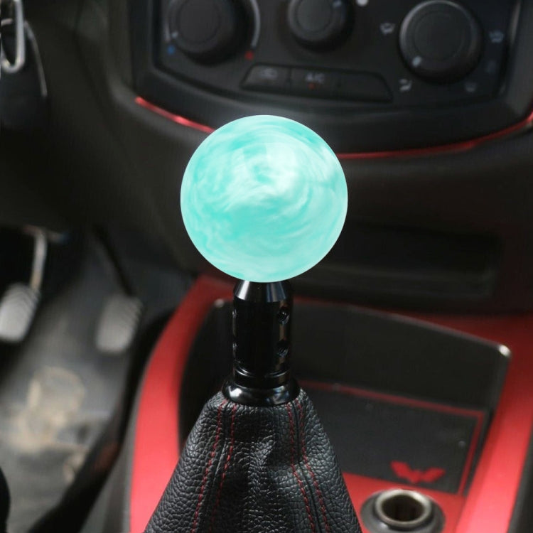 Car Modified Marble Star Gear Head Shifter Cover with Adapter (Light Green) by bashfashion