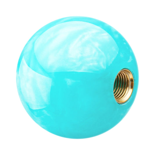 Car Modified Marble Star Gear Head Shifter Cover with Adapter (Light Blue) by bashfashion