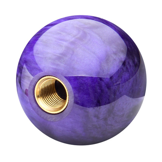 Car Modified Marble Star Gear Head Shifter Cover with Adapter (Purple) by bashfashion