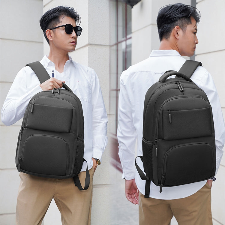 cxs-615 Multifunctional Oxford Laptop Bag Backpack (Dark Gray) by bashfashion