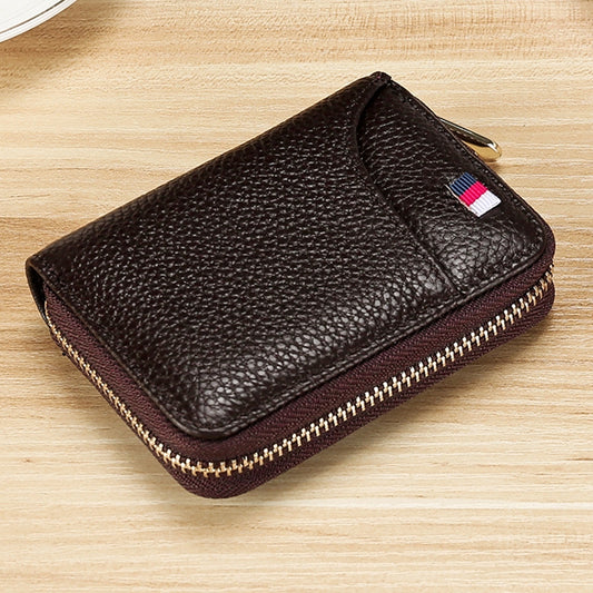 KB151 Multi-card Anti-magnetic RFID Organ Card Package Ladies Wallet (Coffee) by bashfashion