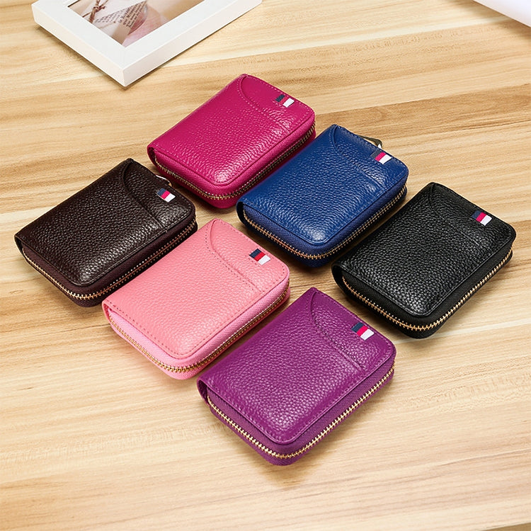 KB151 Multi-card Anti-magnetic RFID Organ Card Package Ladies Wallet (Purple) by bashfashion