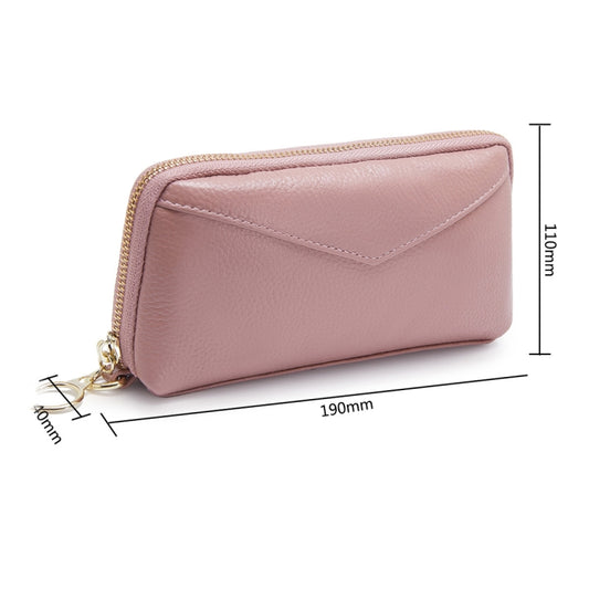 2-Folding Square Genuine Leather Handbag(Pink) by bashfashion
