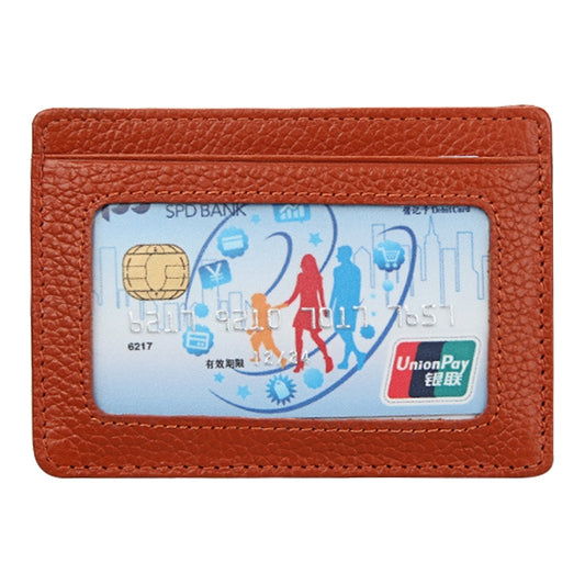 KB37 Antimagnetic RFID Litchi Texture Leather Card Holder Wallet Billfold for Men and Women (Brown) by bashfashion