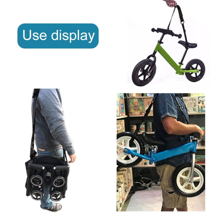 For Xiaomi Mijia M365 Electric Scooter Multifunctional Release Buckle Nylon Shoulder Strap, Adjustable Length Range: 1.1-1.7m(Black) by bashfashion