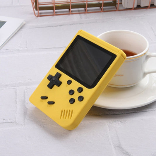MK800 3.0 inch Macaron Mini Retro Classic Handheld Game Console for Kids Built-in 800 Games, Support AV Output (Yellow) by bashfashion