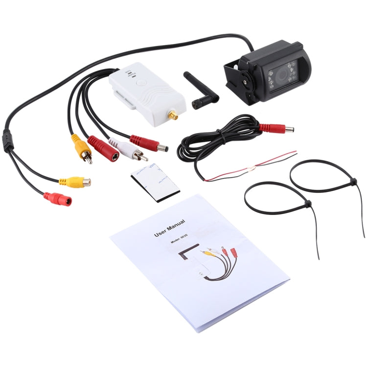 903S WiFi HD Video Transmitter for Car, with Bus Rear View Surveillance Camera(White) by bashfashion
