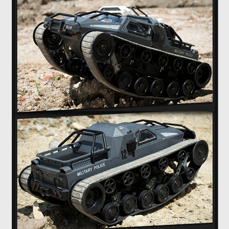 SG-1203 1:12 2.4G Simulation Remote Control EV Tracked Vehicle Tank Off-road Vehicle Model Car Toy (Grey) by bashfashion