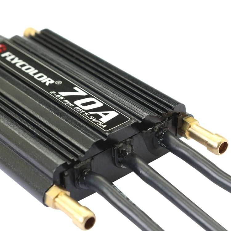 Flycolor Flymoster Series 70A 2-6S Waterproof Electronic Speed Controller for RC Boat by bashfashion