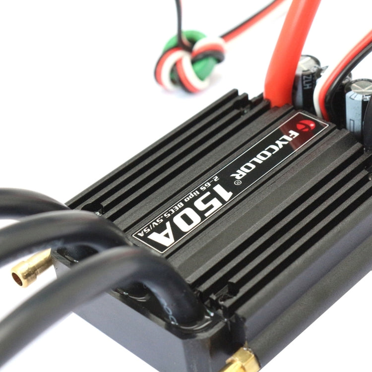 Flycolor Flymoster Series 150A 2-6S Waterproof Electronic Speed Controller for RC Boat by bashfashion