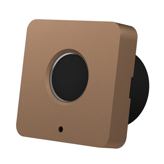 T5 Square Version Aluminum Alloy Panel Fingerprint Drawer Lock(Pink) by bashfashion