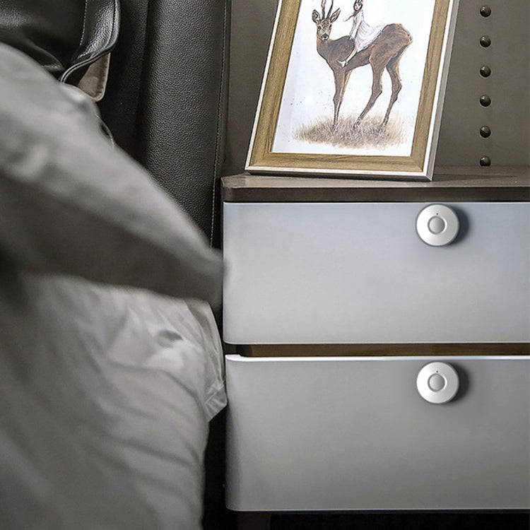 T5 Flower Version Aluminum Alloy Panel Fingerprint Drawer Lock(Blue) by bashfashion