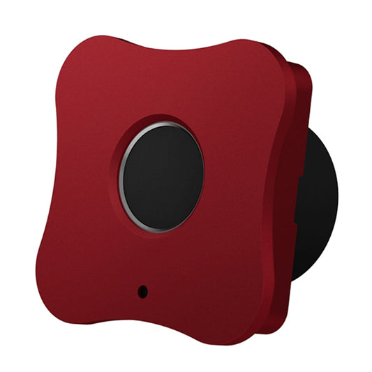 T5 Flower Version Aluminum Alloy Panel Fingerprint Drawer Lock(Red) by bashfashion