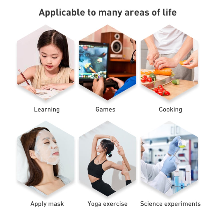 8801B Simple Version LED Display Clock Digital Timer Countdown Reminder (White) by bashfashion