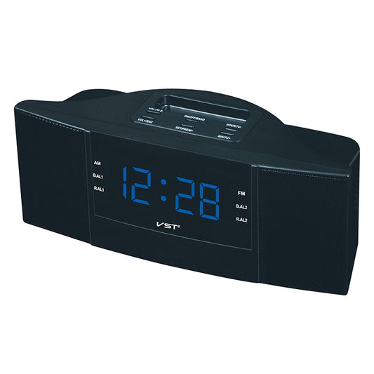 Clock Controlled Radio LED Clock AM / FM Digital Gift(Blue) by bashfashion