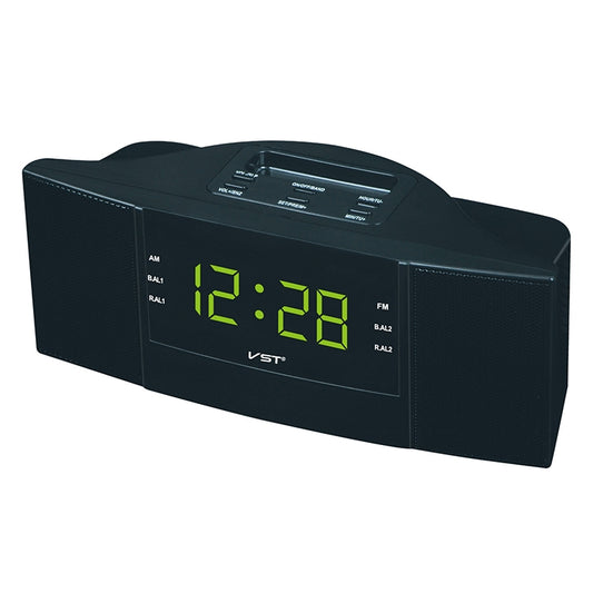 Clock Controlled Radio LED Clock AM / FM Digital Gift(Yellow) by bashfashion