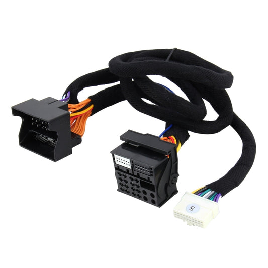 Car Radio DVD GPS DSP Ampplified Audio Extension Power Cable Wiring, Cable Length: 1.5m, For Volkswagen, Audi A4/Q5/Q7, Passat Lingyu, BMW B/C Series, Passat B5, Cayenne and More Vehicles by bashfashion