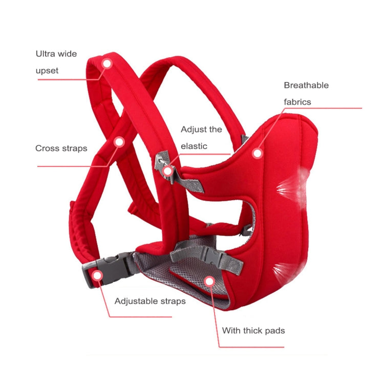 Infant Baby Ergonomic Breathable Mesh Sling Backpack Kangaroo Carrier for 1-4 Age(Dark Blue) by bashfashion