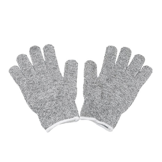 A Pair Cut-resistant Gardening Gloves HPPE Food-grade 5-Level Anti-cutting Anti-wear Safety Working Gloves, Size: S, Length: 20cm(White) by bashfashion