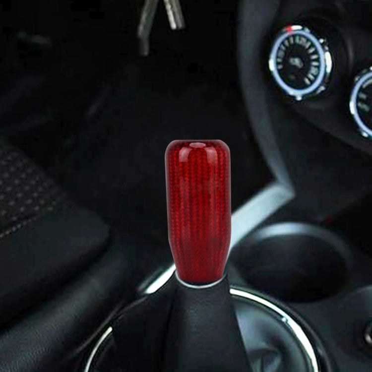 Universal Vehicle Car Shifter Cover Manual Automatic Carbon Fiber Gear Shift Knob by bashfashion