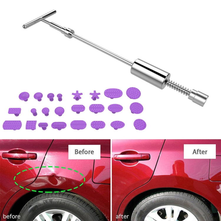 Auto Repair Body Tool Kit PDR Dent Paintless Repair Tools Dent Puller Slide Hammer Reverse Hammer Aluminum Suction Cups for Dent by bashfashion