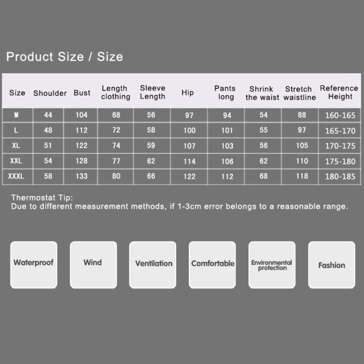 Adult Split Reflective Raincoats Rain Pants Cleaners Waterproof Clothes Labor Insurance Safety Sanitation Suits, Size: M by bashfashion