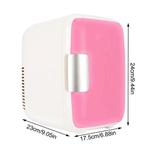 Vehicle Auto Portable Mini Cooler and Warmer 4L Refrigerator for Car, Voltage: DC 12V(Pink) by bashfashion
